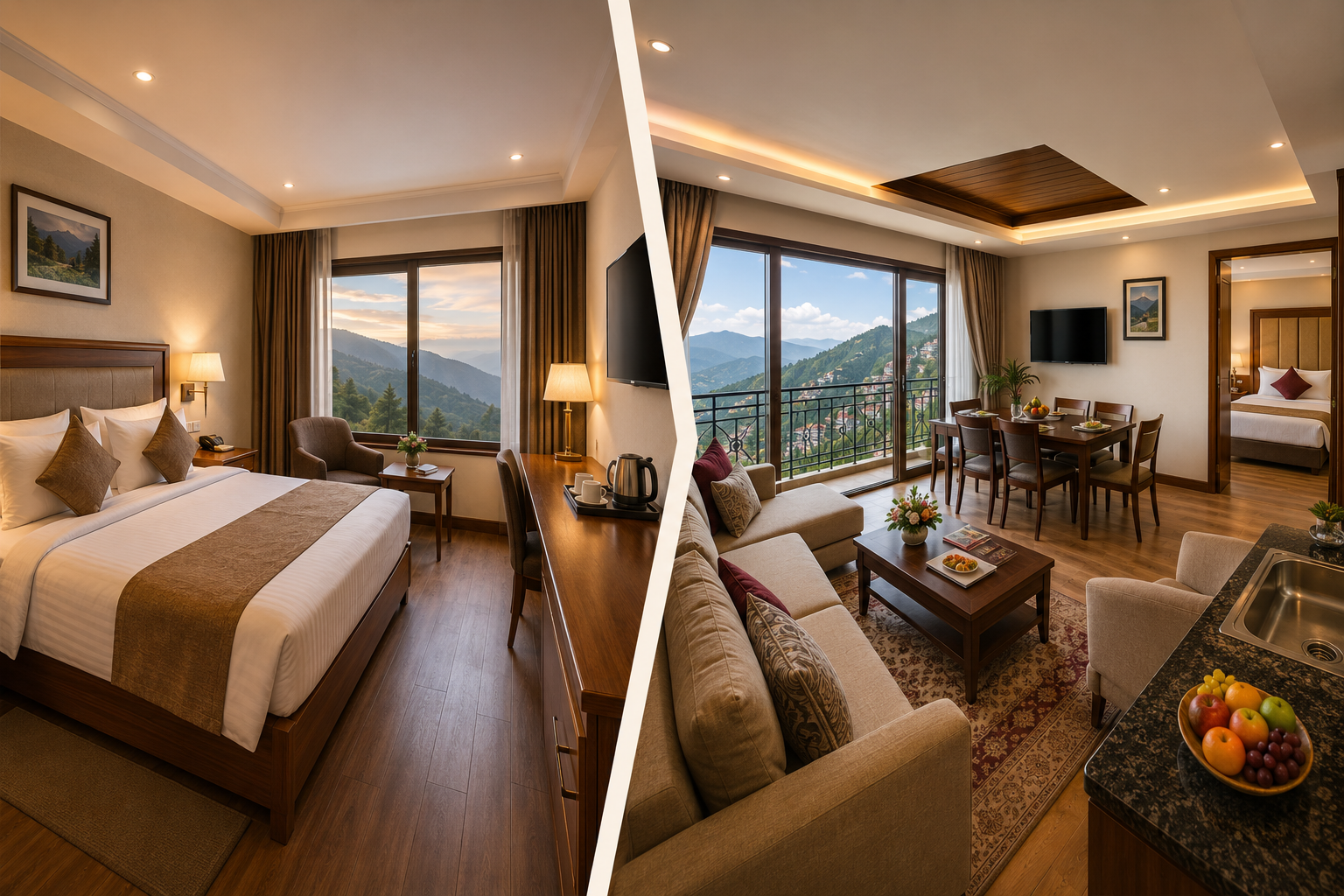Family Suite and a Regular Hotel Room