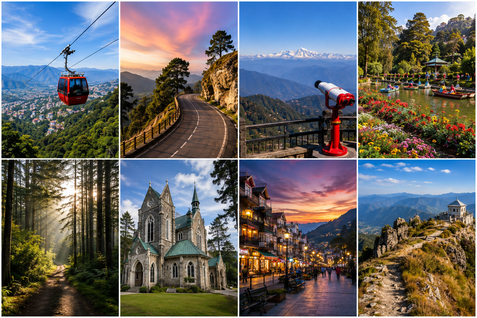 Tourist Destinations Near Chalet by The Manor House, Mussoorie