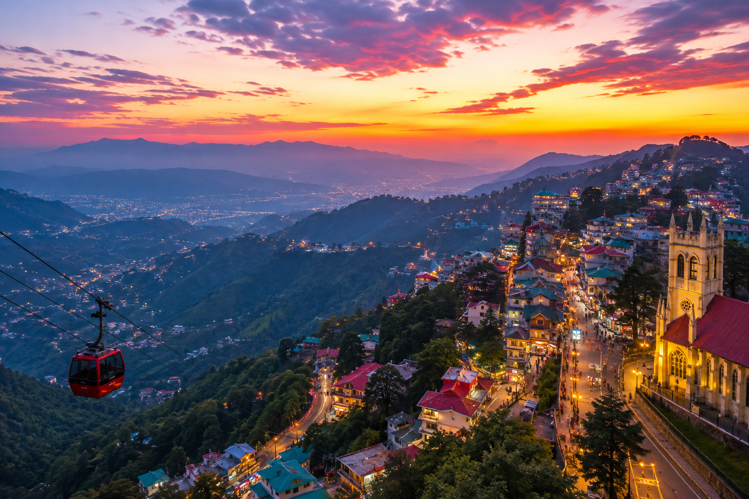 Tourist Destinations Near Chalet by The Manor House, Mussoorie