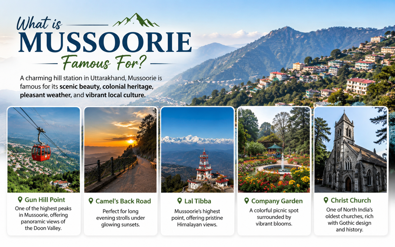 What is Mussoorie Famous For