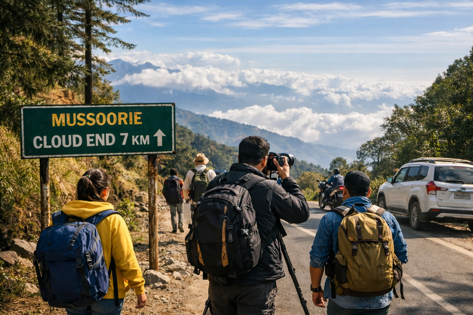 Nature trail near Cloud End Mussoorie Uttarakhand