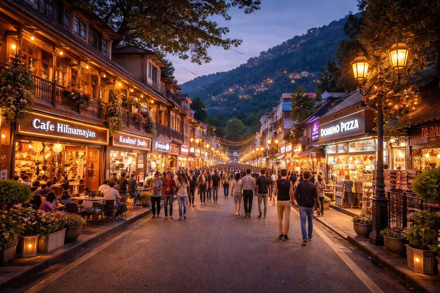 What is Mall Road in Mussoorie Famous For