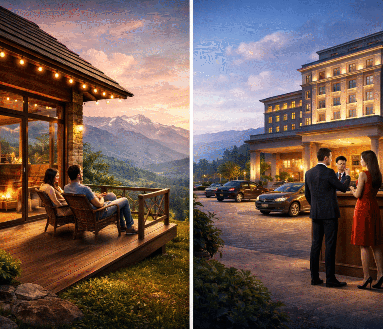 Luxury Homestay in Mussoorie vs Hotel