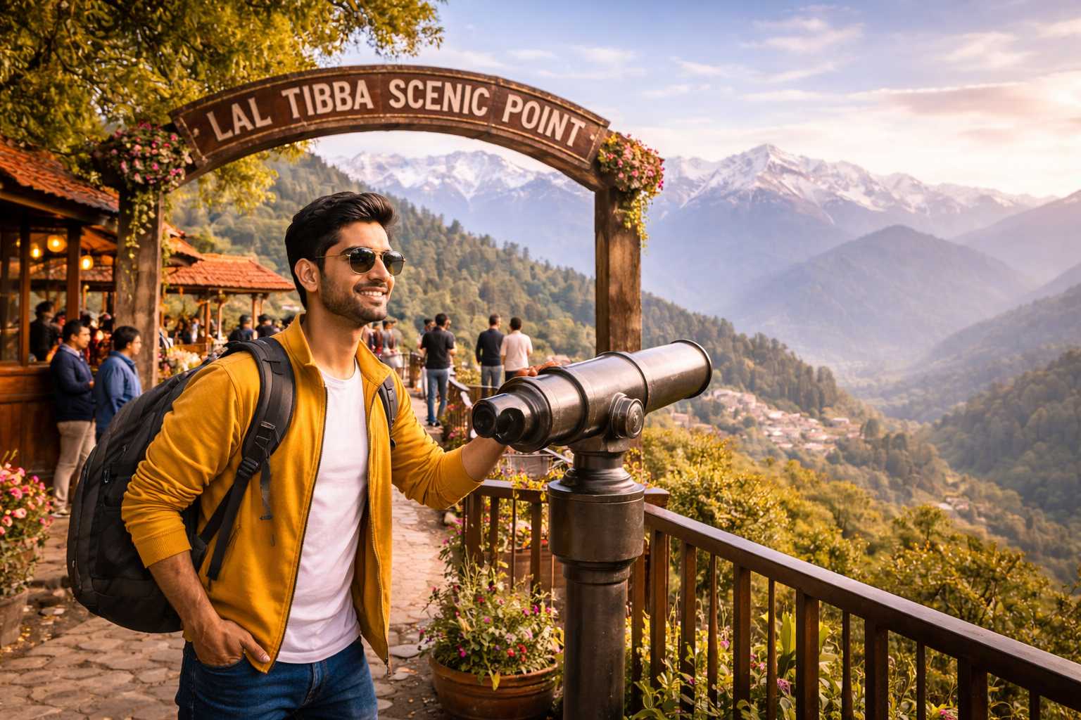 Lal Tibba scenic point with panoramic Himalayan views