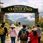 Beautiful sunset view at Cloud End Mussoorie