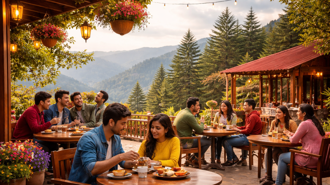 Peaceful atmosphere at Lal Tibba scenic point