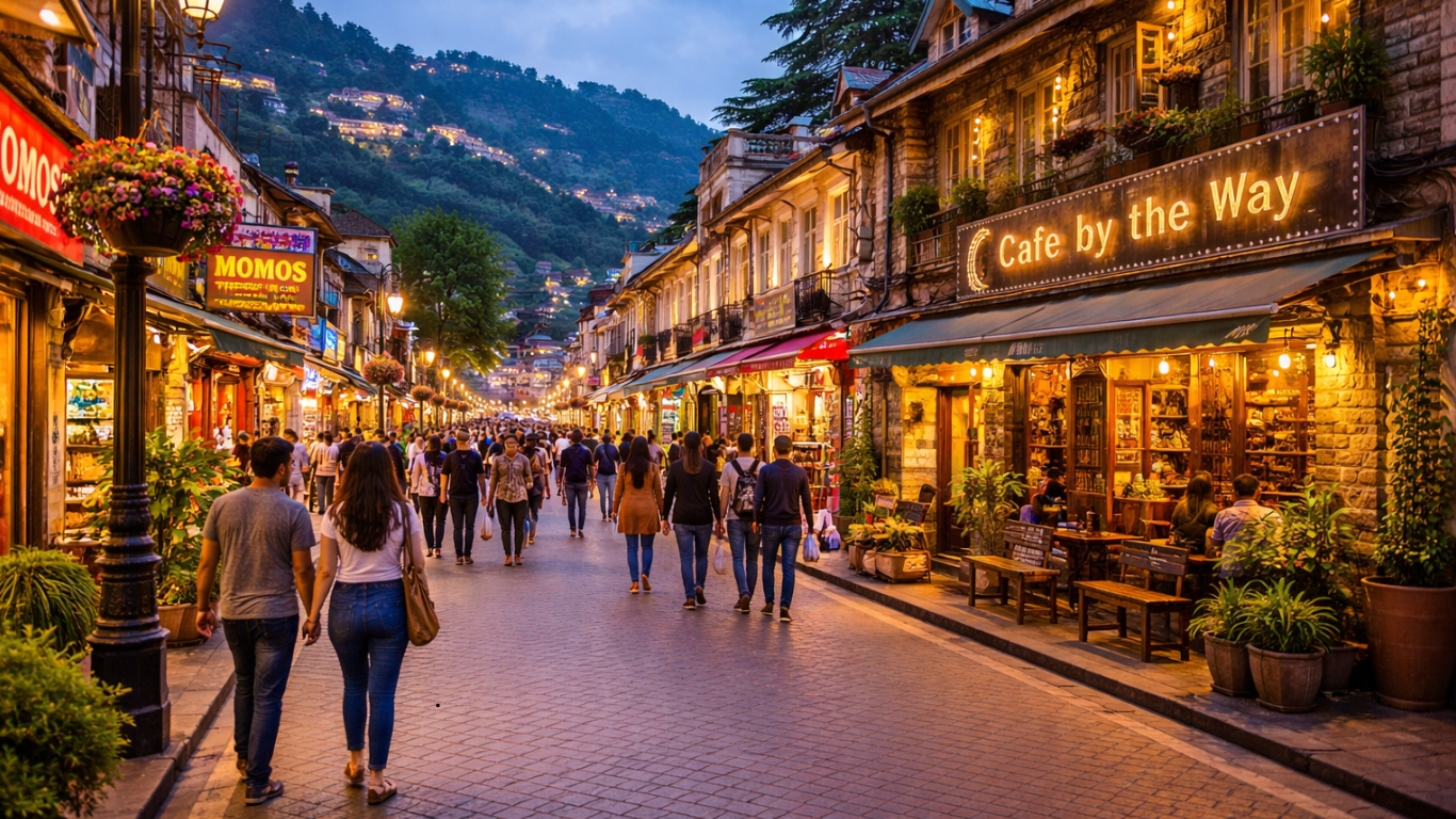 Mussoorie, mall road