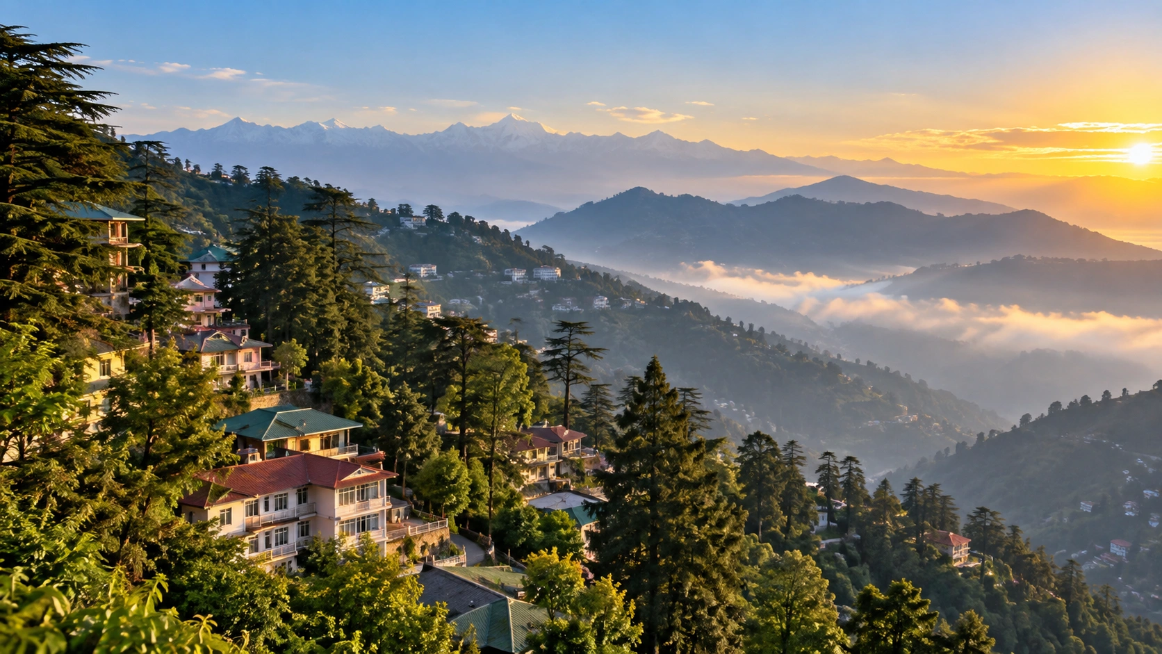 Why is Mussoorie called Queen of Hills with scenic mountain views